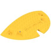 Speed bump | type Nox | end piece | yellow | height: 60 mm